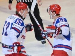 Сборная России по хоккею выиграла четвертый матч на ЧМ-2012
